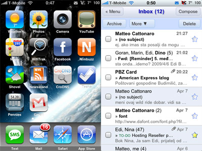 Gmail App for iPhone