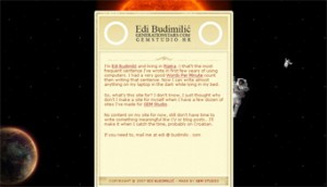 Edi Budimilic - Old website